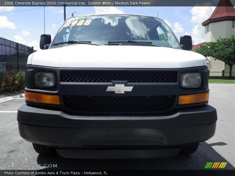Summit White / Medium Dark Pewter 2005 Chevrolet Express 3500 Commercial Van