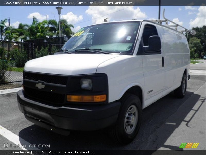 Summit White / Medium Dark Pewter 2005 Chevrolet Express 3500 Commercial Van