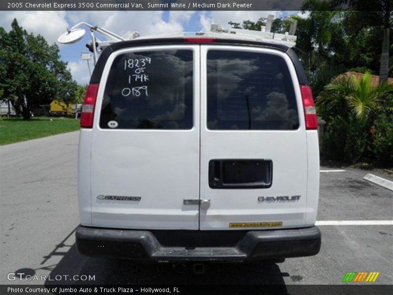 Summit White / Medium Dark Pewter 2005 Chevrolet Express 3500 Commercial Van