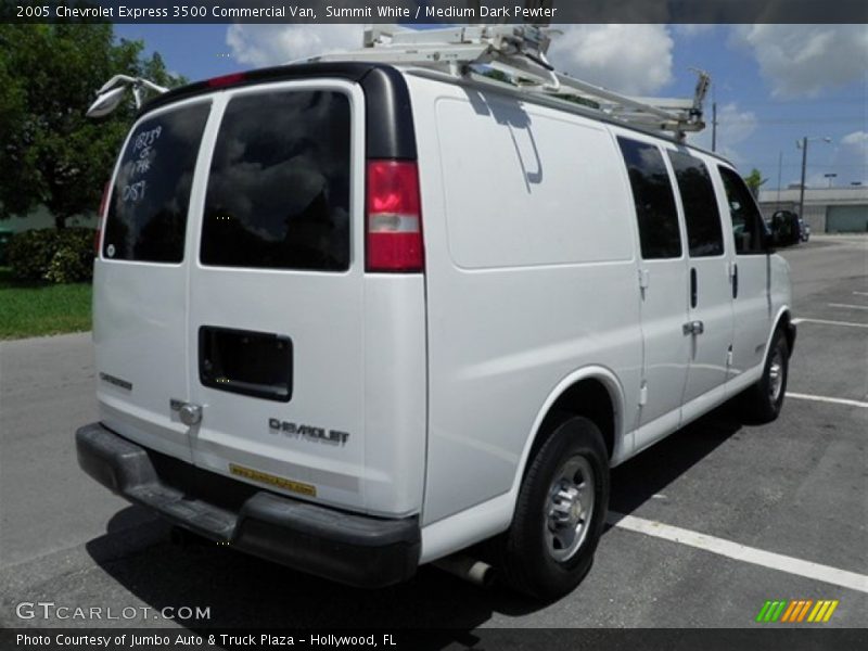 Summit White / Medium Dark Pewter 2005 Chevrolet Express 3500 Commercial Van