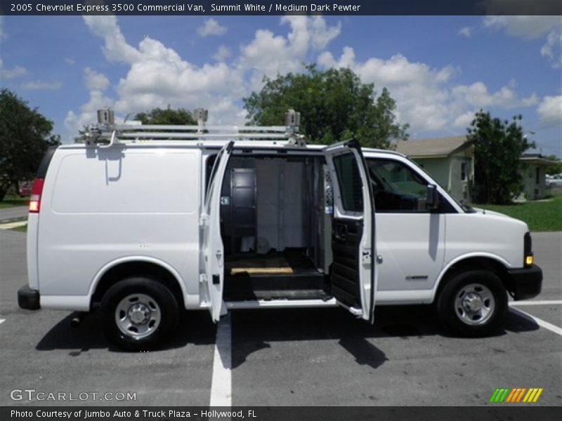 Summit White / Medium Dark Pewter 2005 Chevrolet Express 3500 Commercial Van