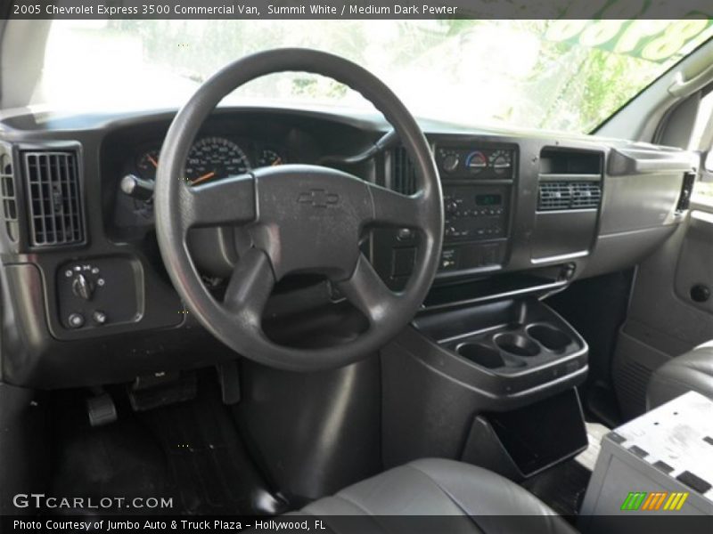 Summit White / Medium Dark Pewter 2005 Chevrolet Express 3500 Commercial Van