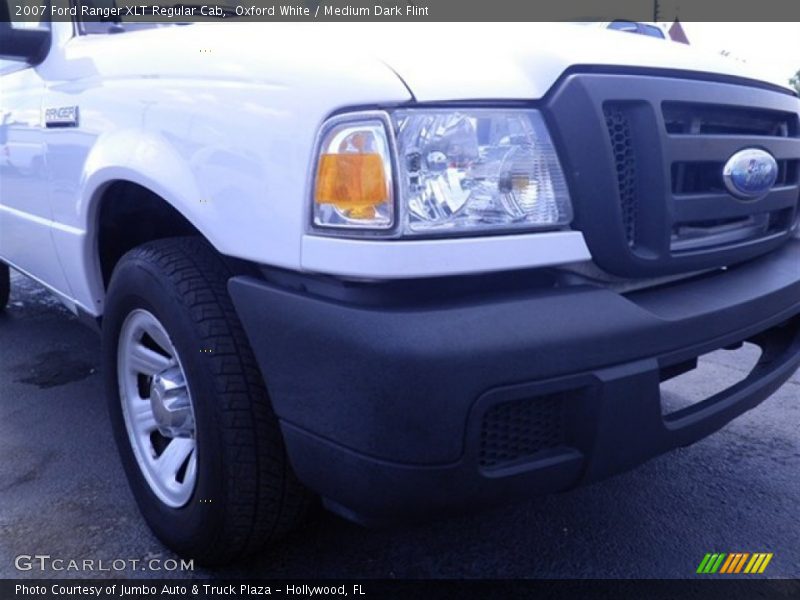 Oxford White / Medium Dark Flint 2007 Ford Ranger XLT Regular Cab