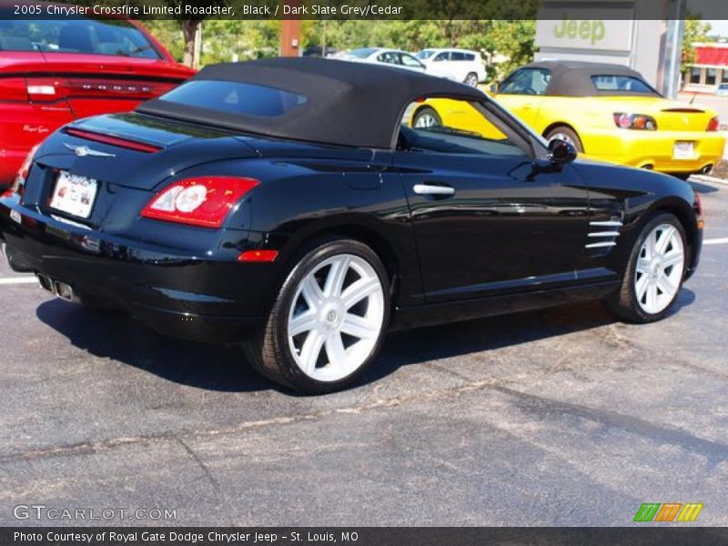 Black / Dark Slate Grey/Cedar 2005 Chrysler Crossfire Limited Roadster