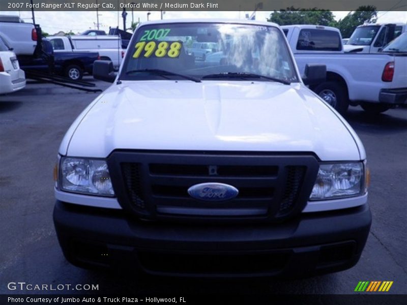 Oxford White / Medium Dark Flint 2007 Ford Ranger XLT Regular Cab