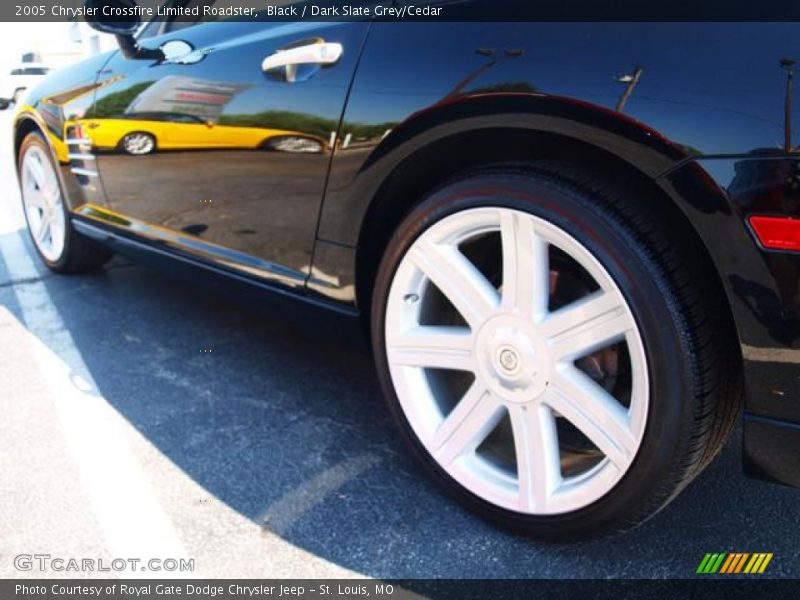 Black / Dark Slate Grey/Cedar 2005 Chrysler Crossfire Limited Roadster