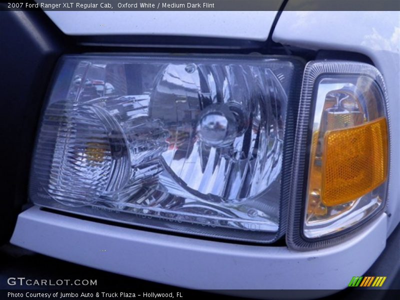 Oxford White / Medium Dark Flint 2007 Ford Ranger XLT Regular Cab