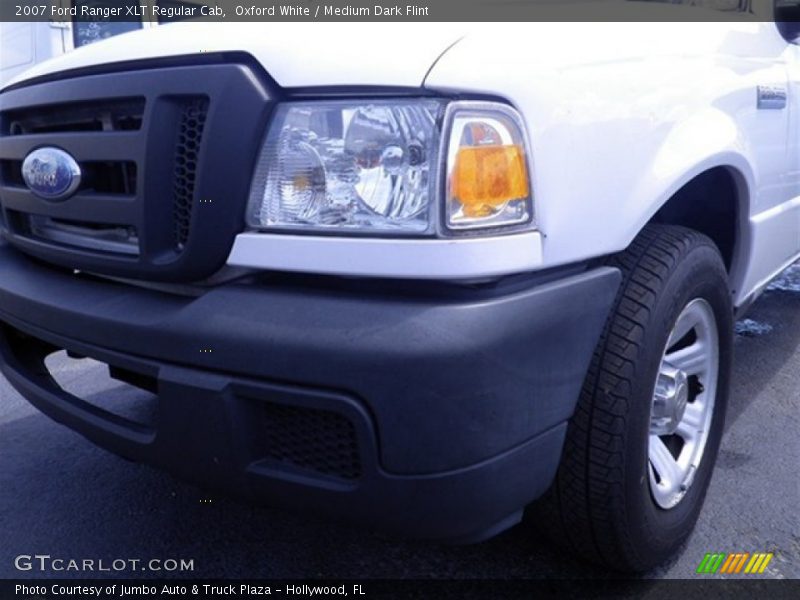 Oxford White / Medium Dark Flint 2007 Ford Ranger XLT Regular Cab