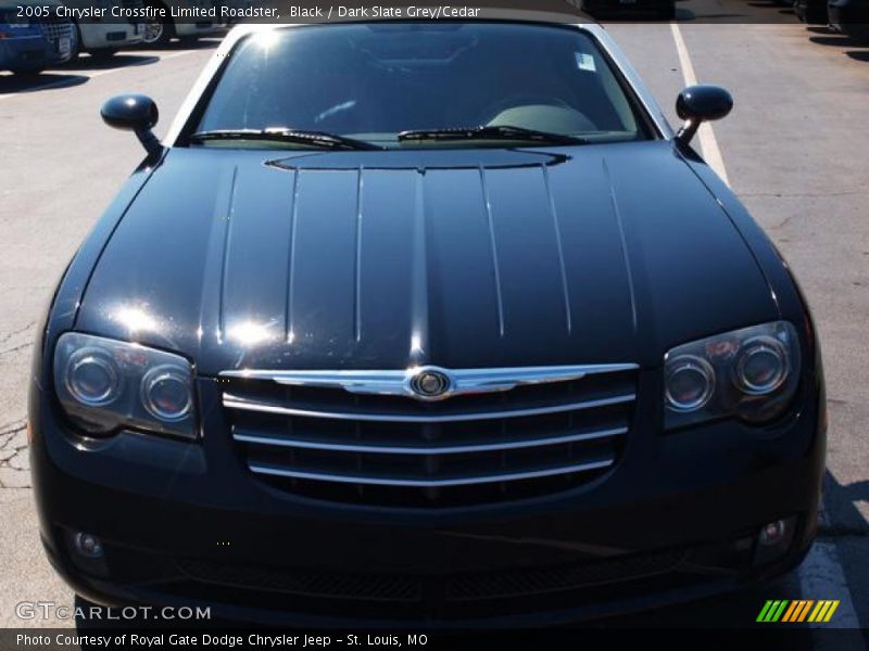 Black / Dark Slate Grey/Cedar 2005 Chrysler Crossfire Limited Roadster