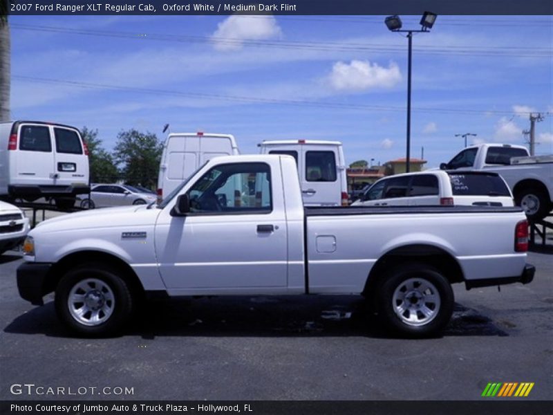 Oxford White / Medium Dark Flint 2007 Ford Ranger XLT Regular Cab