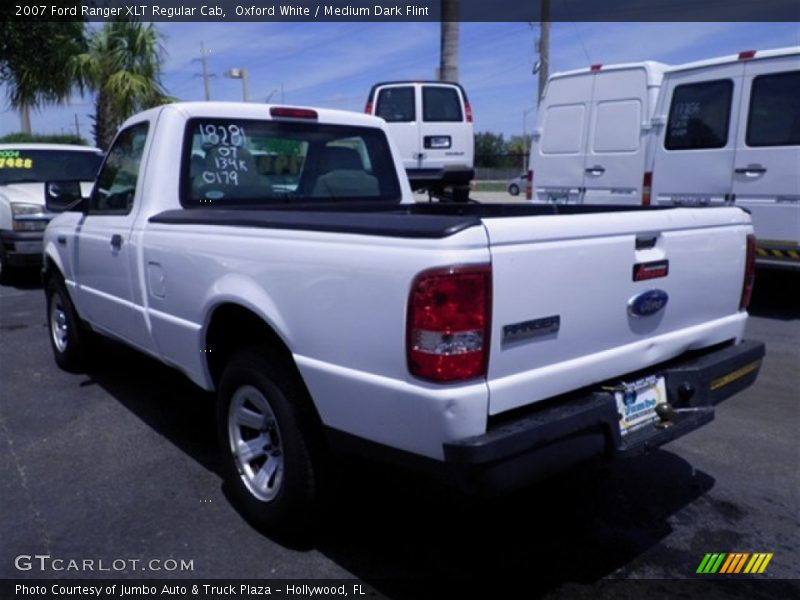 Oxford White / Medium Dark Flint 2007 Ford Ranger XLT Regular Cab