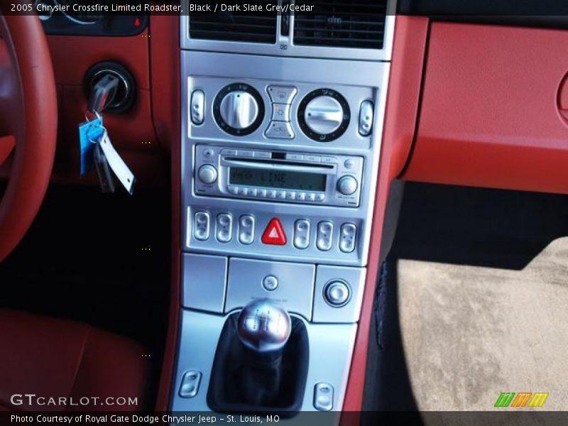 Black / Dark Slate Grey/Cedar 2005 Chrysler Crossfire Limited Roadster