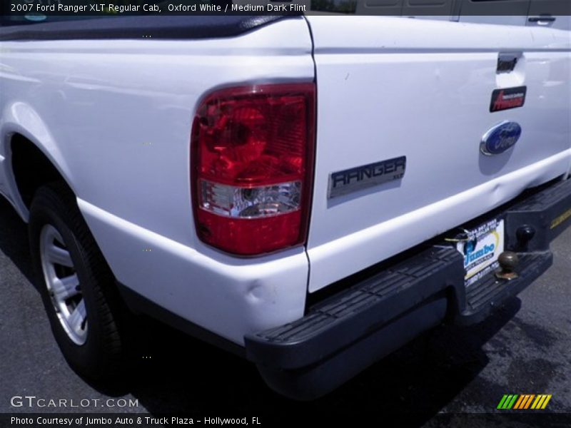 Oxford White / Medium Dark Flint 2007 Ford Ranger XLT Regular Cab