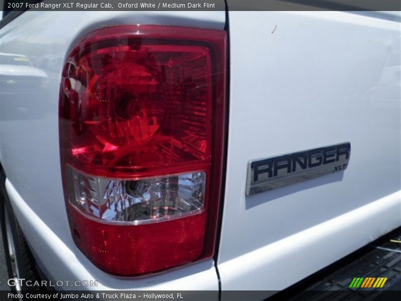Oxford White / Medium Dark Flint 2007 Ford Ranger XLT Regular Cab