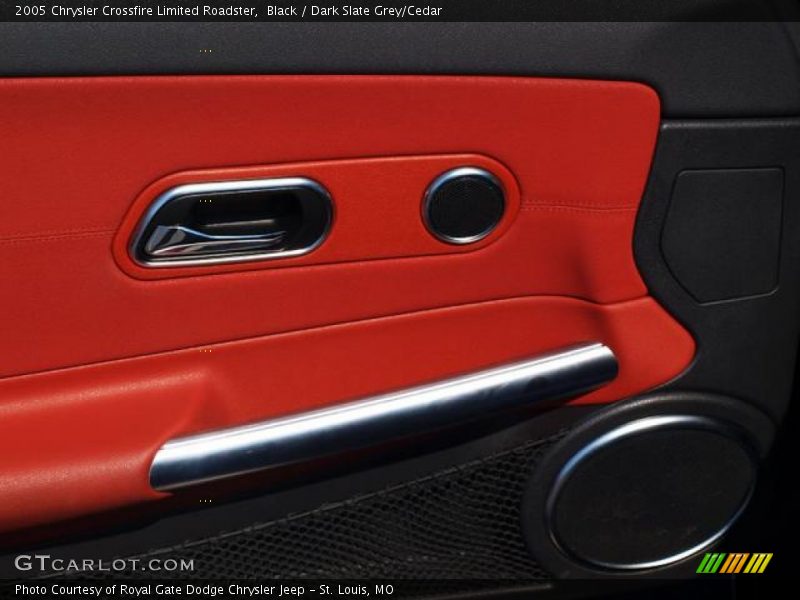 Black / Dark Slate Grey/Cedar 2005 Chrysler Crossfire Limited Roadster