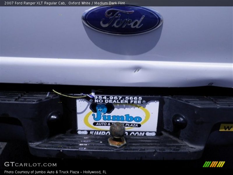 Oxford White / Medium Dark Flint 2007 Ford Ranger XLT Regular Cab