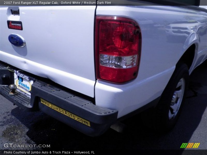 Oxford White / Medium Dark Flint 2007 Ford Ranger XLT Regular Cab