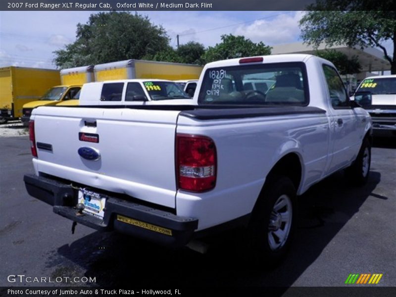Oxford White / Medium Dark Flint 2007 Ford Ranger XLT Regular Cab