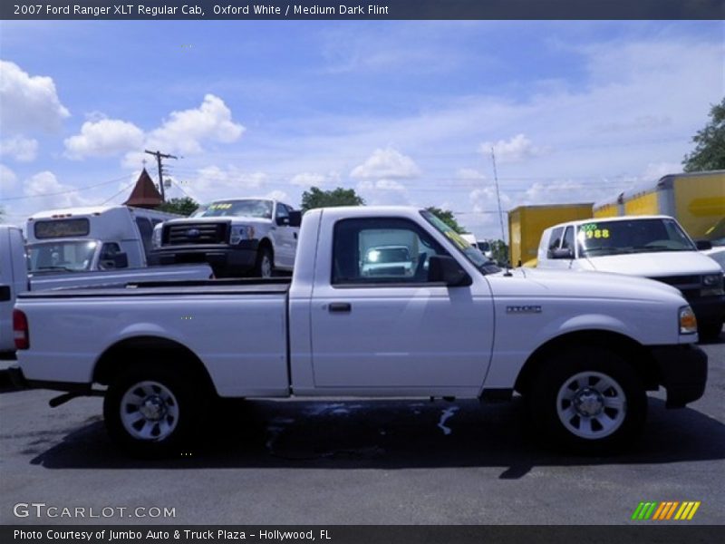 Oxford White / Medium Dark Flint 2007 Ford Ranger XLT Regular Cab