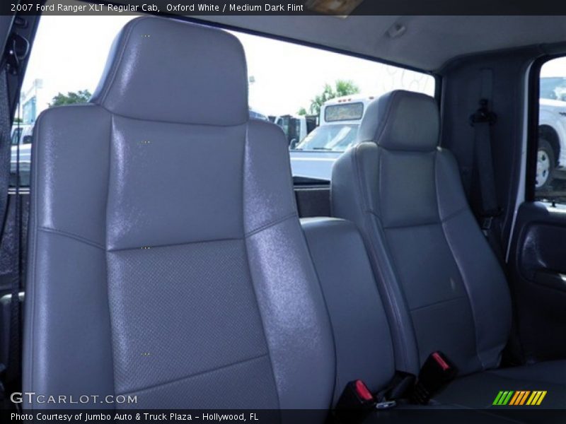Oxford White / Medium Dark Flint 2007 Ford Ranger XLT Regular Cab