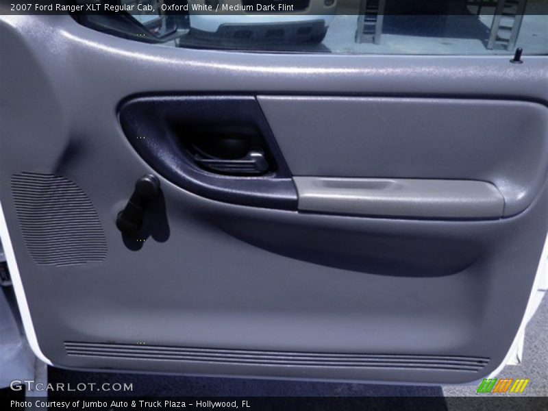 Oxford White / Medium Dark Flint 2007 Ford Ranger XLT Regular Cab