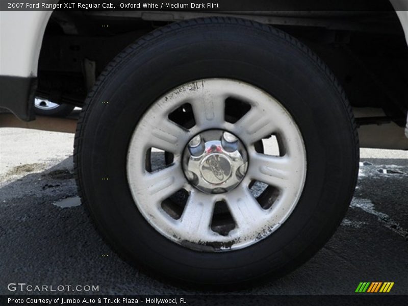Oxford White / Medium Dark Flint 2007 Ford Ranger XLT Regular Cab