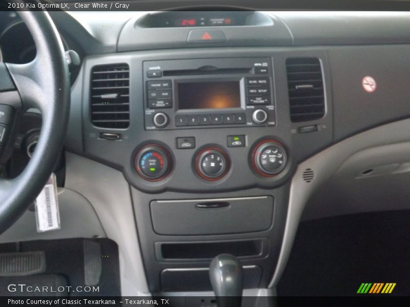 Clear White / Gray 2010 Kia Optima LX