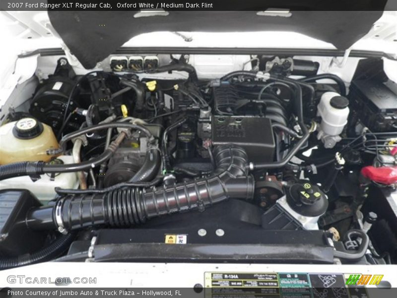 Oxford White / Medium Dark Flint 2007 Ford Ranger XLT Regular Cab
