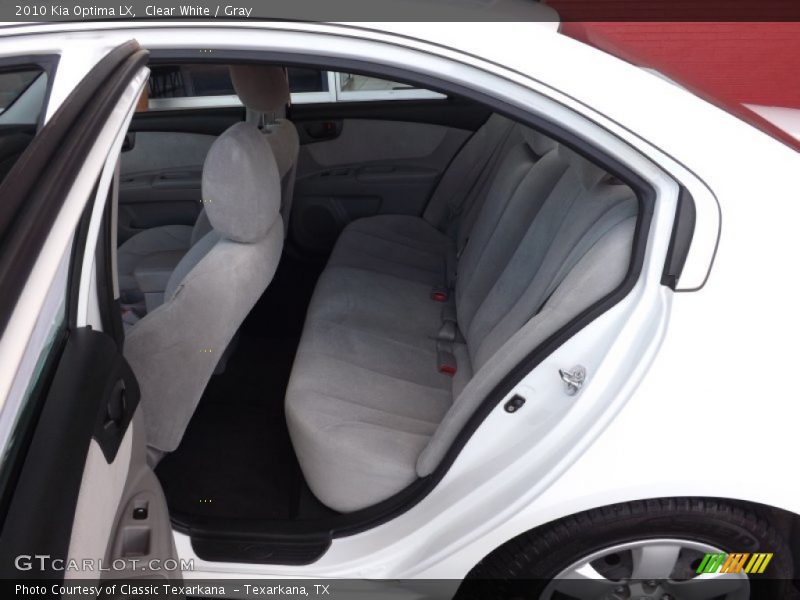 Clear White / Gray 2010 Kia Optima LX