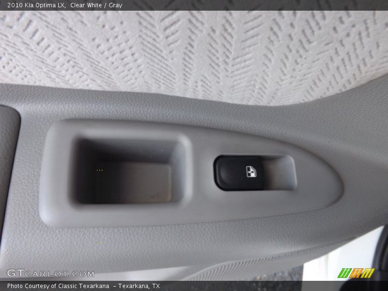 Clear White / Gray 2010 Kia Optima LX