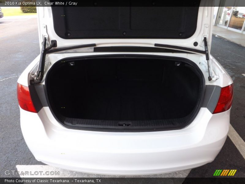 Clear White / Gray 2010 Kia Optima LX