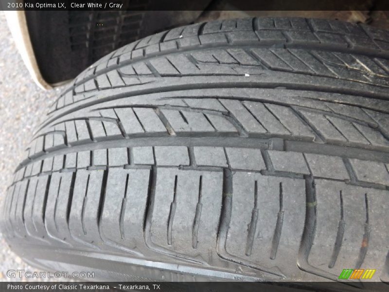 Clear White / Gray 2010 Kia Optima LX