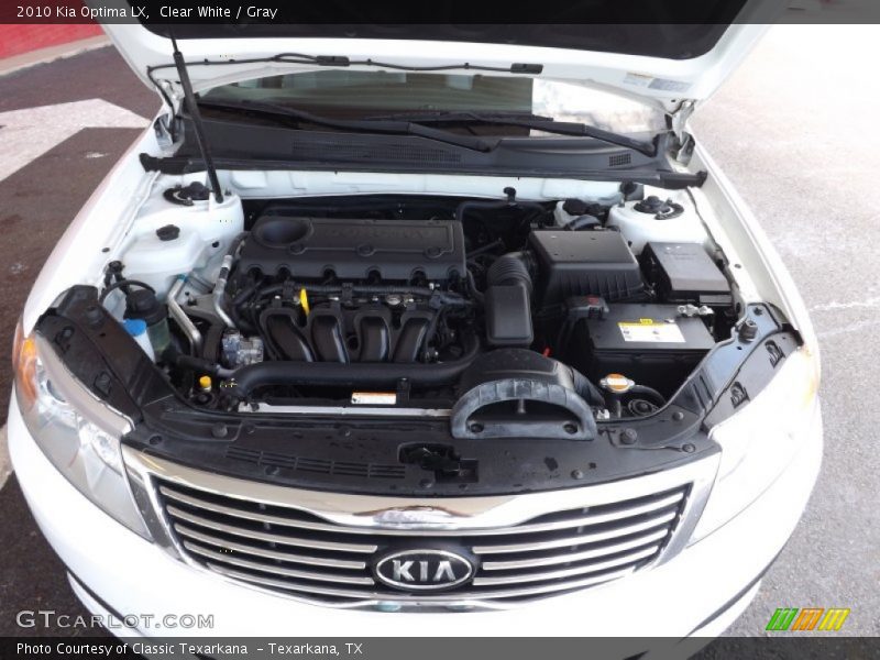 Clear White / Gray 2010 Kia Optima LX