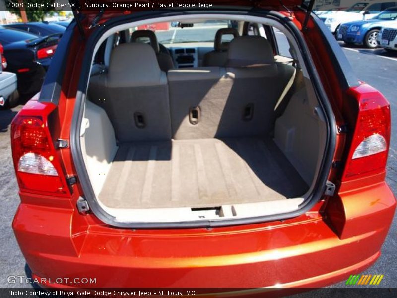 Sunburst Orange Pearl / Pastel Pebble Beige 2008 Dodge Caliber SXT