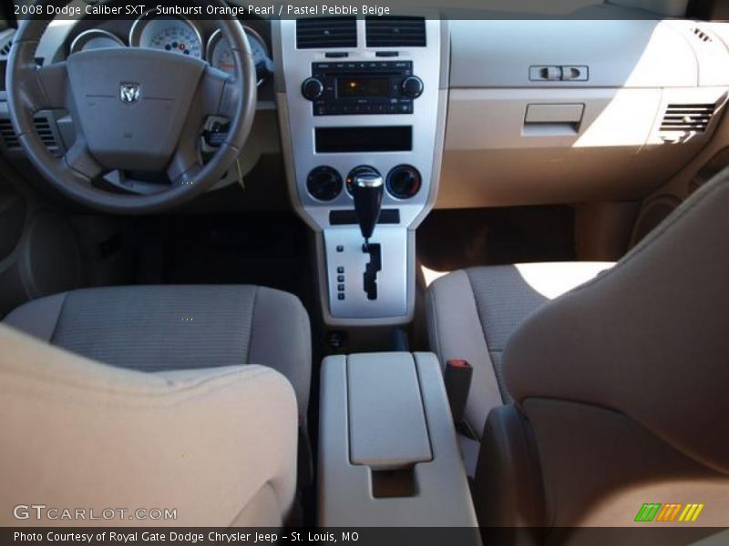 Sunburst Orange Pearl / Pastel Pebble Beige 2008 Dodge Caliber SXT