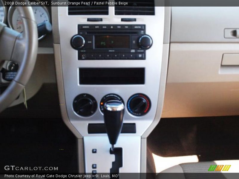 Sunburst Orange Pearl / Pastel Pebble Beige 2008 Dodge Caliber SXT