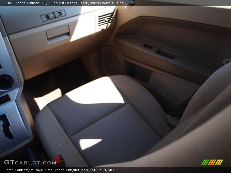 Sunburst Orange Pearl / Pastel Pebble Beige 2008 Dodge Caliber SXT