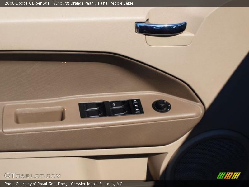 Sunburst Orange Pearl / Pastel Pebble Beige 2008 Dodge Caliber SXT