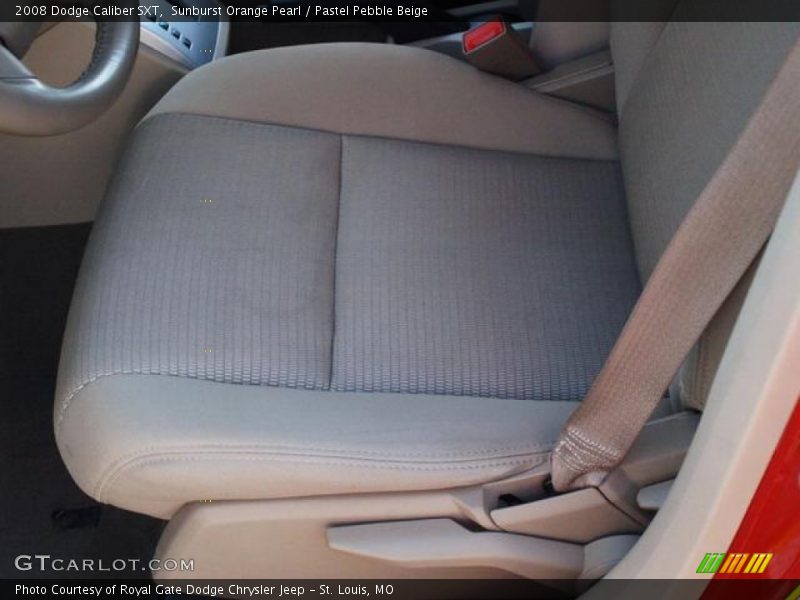 Sunburst Orange Pearl / Pastel Pebble Beige 2008 Dodge Caliber SXT