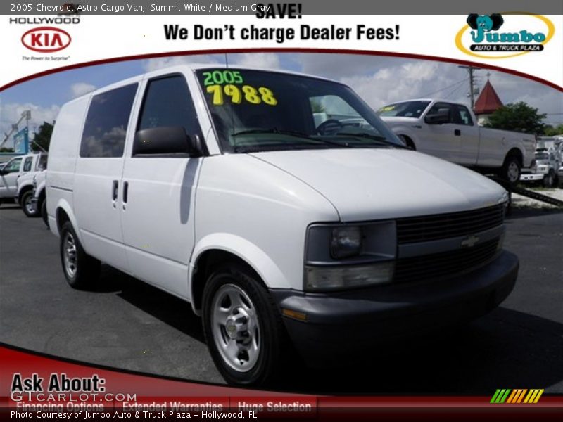 Summit White / Medium Gray 2005 Chevrolet Astro Cargo Van
