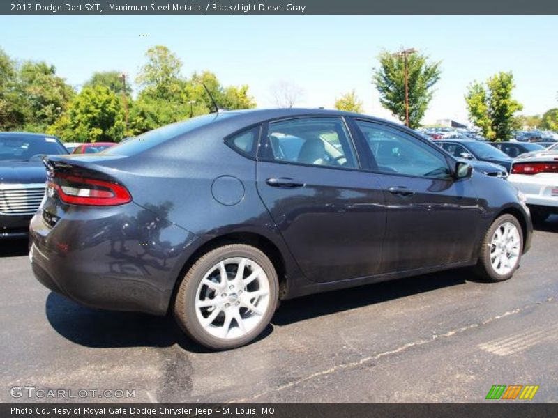 Maximum Steel Metallic / Black/Light Diesel Gray 2013 Dodge Dart SXT