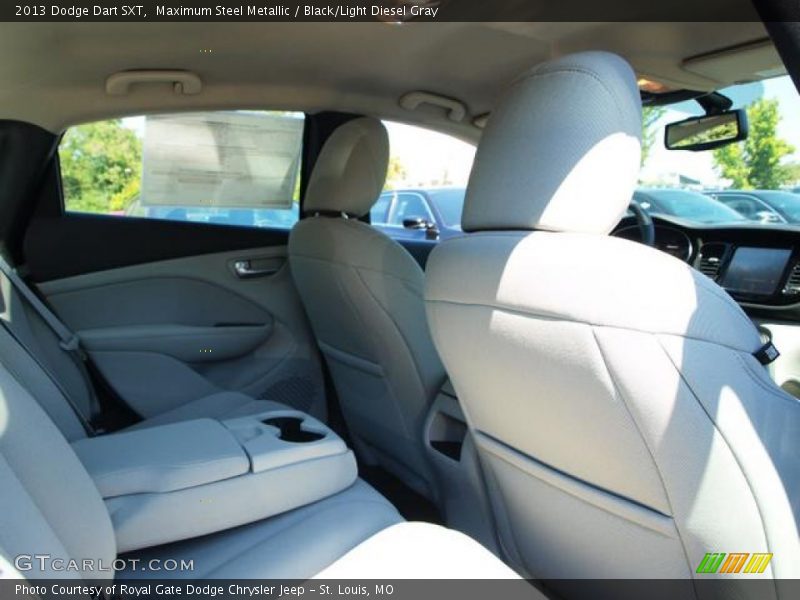 Maximum Steel Metallic / Black/Light Diesel Gray 2013 Dodge Dart SXT