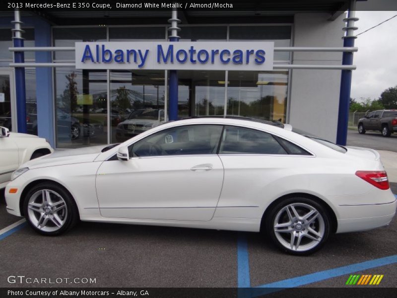 Diamond White Metallic / Almond/Mocha 2013 Mercedes-Benz E 350 Coupe