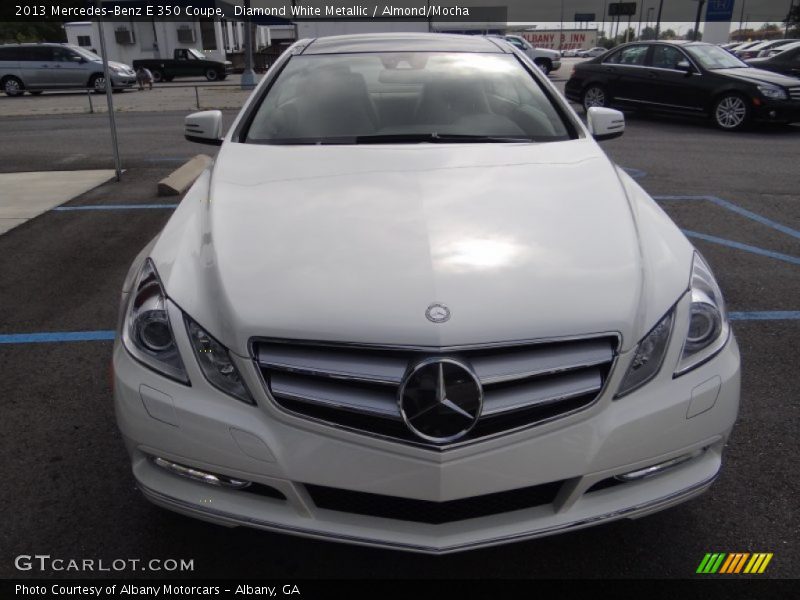 Diamond White Metallic / Almond/Mocha 2013 Mercedes-Benz E 350 Coupe