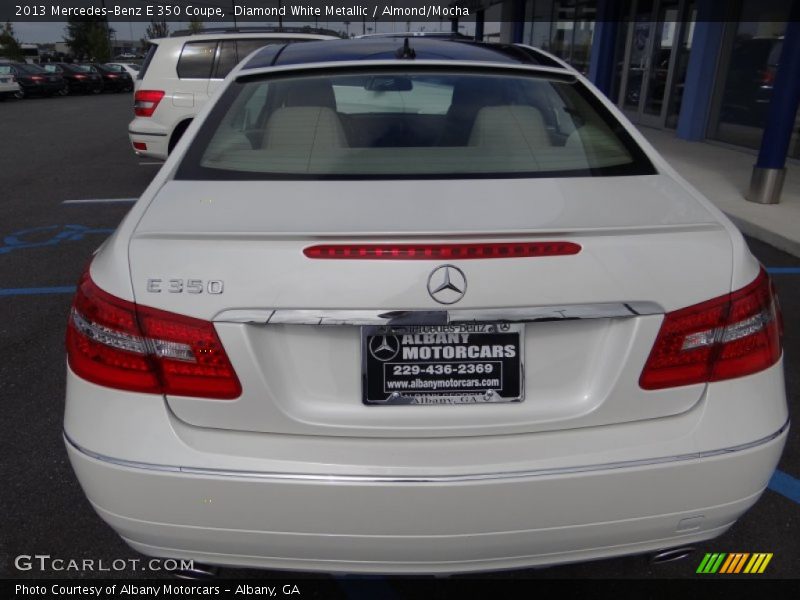 Diamond White Metallic / Almond/Mocha 2013 Mercedes-Benz E 350 Coupe