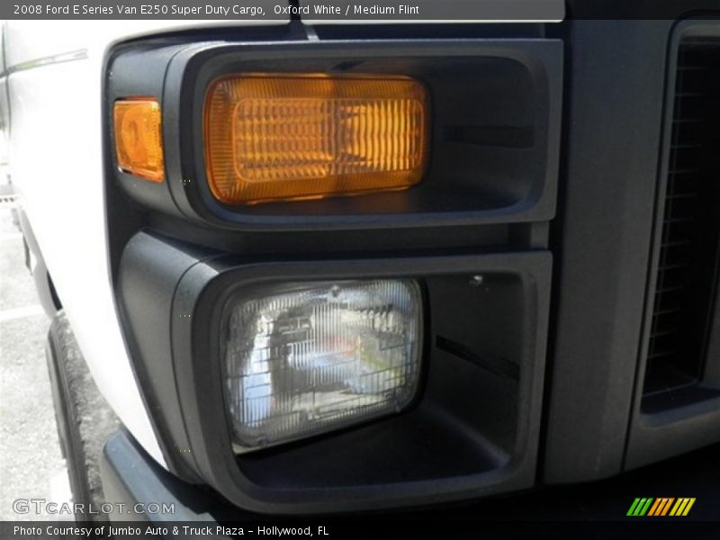 Oxford White / Medium Flint 2008 Ford E Series Van E250 Super Duty Cargo