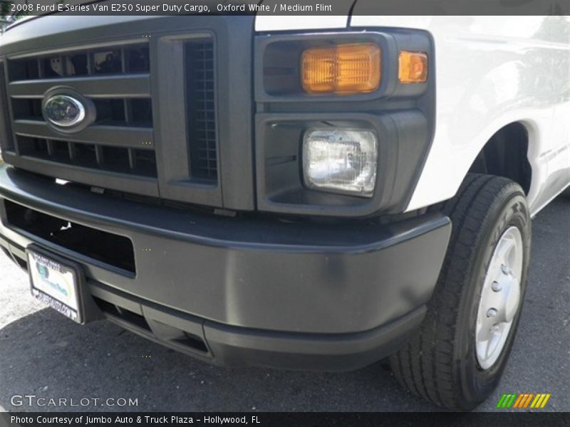 Oxford White / Medium Flint 2008 Ford E Series Van E250 Super Duty Cargo