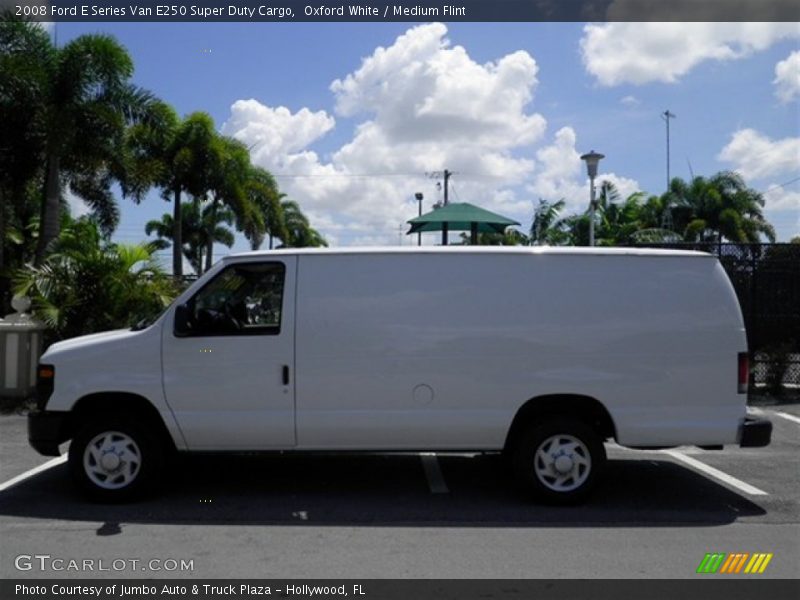 Oxford White / Medium Flint 2008 Ford E Series Van E250 Super Duty Cargo