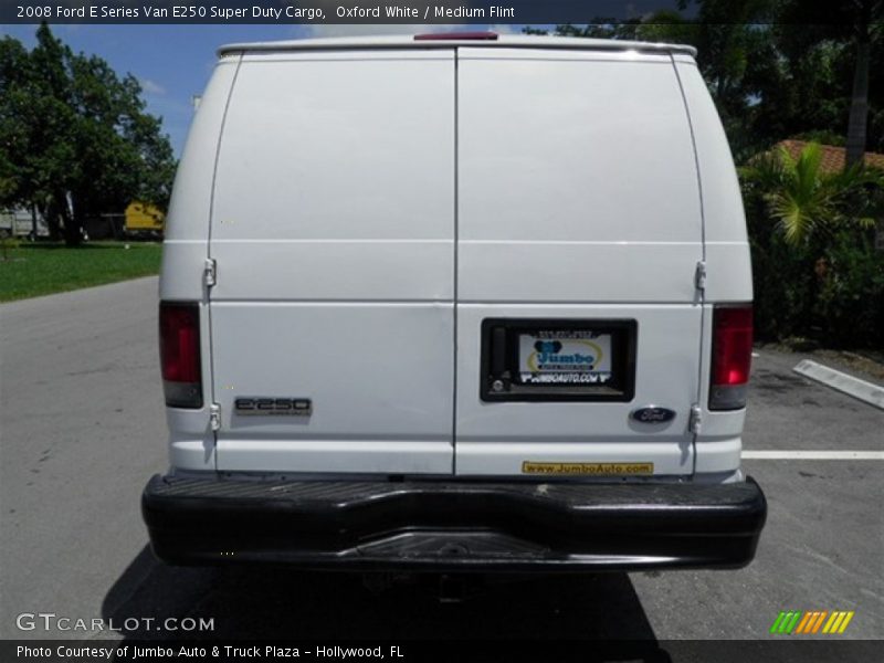Oxford White / Medium Flint 2008 Ford E Series Van E250 Super Duty Cargo