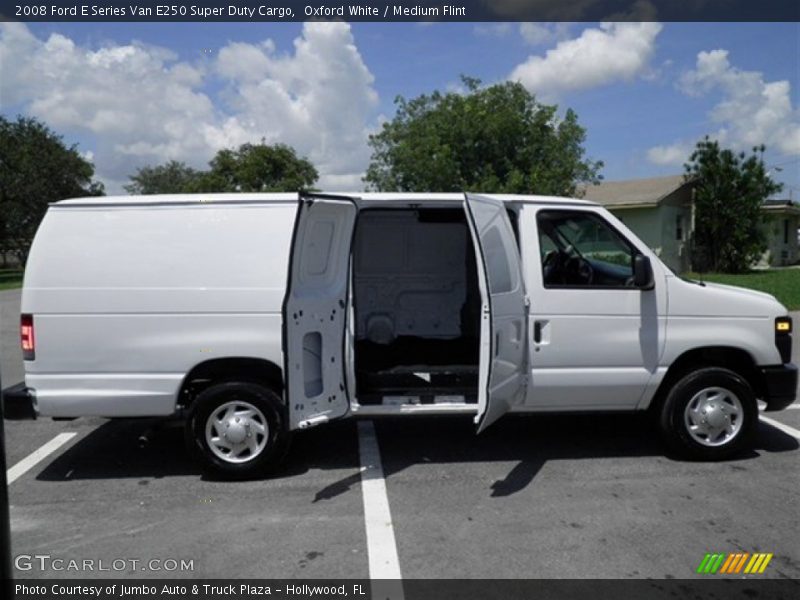 Oxford White / Medium Flint 2008 Ford E Series Van E250 Super Duty Cargo